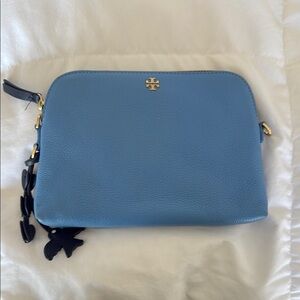Tory Burch Blue Leather Women's Bag